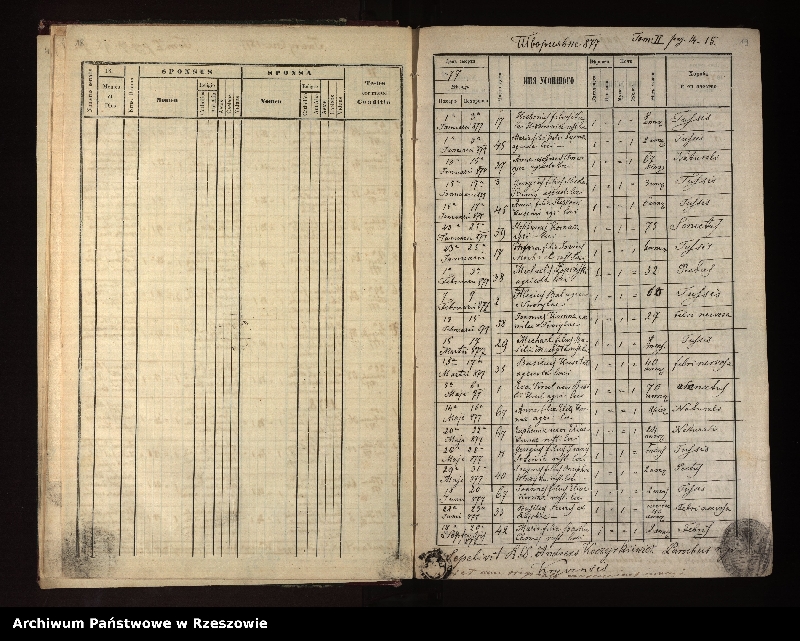 Obraz 13 z jednostki "Księga urodzeń, małżeństw i zgonów dla miejscowości Krywe (Krzywe), Hulskie i Tworylne"