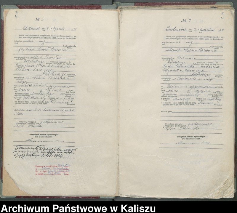 image.from.unit.number "Księga aktów urodzenia (pierwopis)"