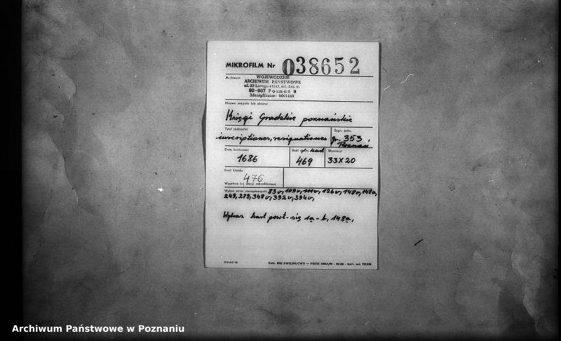 Obraz 2 z jednostki "Inscriptiones, resignationes [protocollon]"