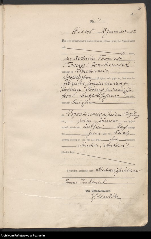 Obraz 14 z jednostki "Geburts-Haupt-Register"