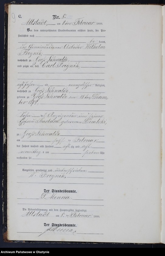 image.from.unit.number "Sterbe-Neben-Register Nr 1 - 49"