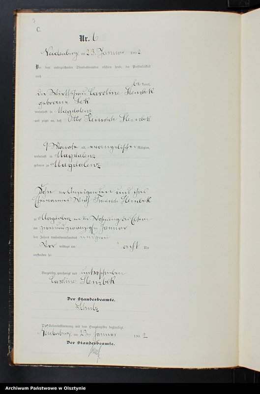 image.from.unit.number "Sterbe-Neben-Register Nr 1 - 70"