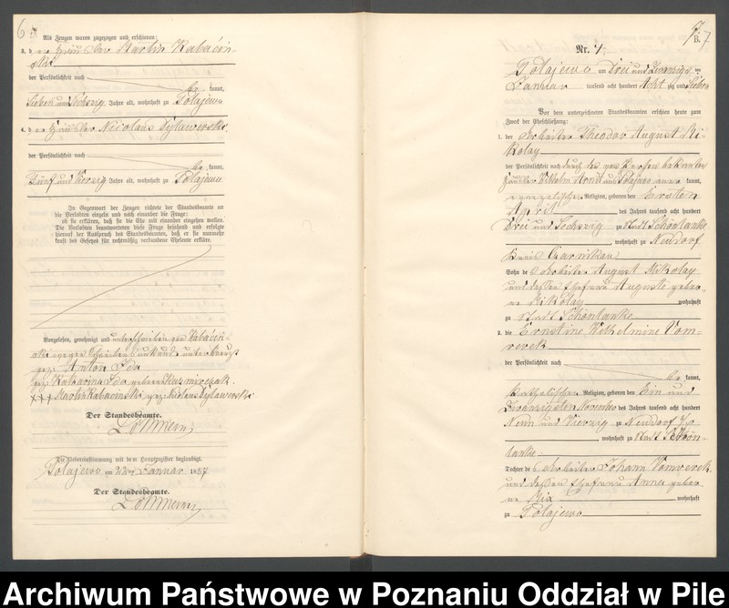 Obraz 6 z jednostki "Księga małżeństw"