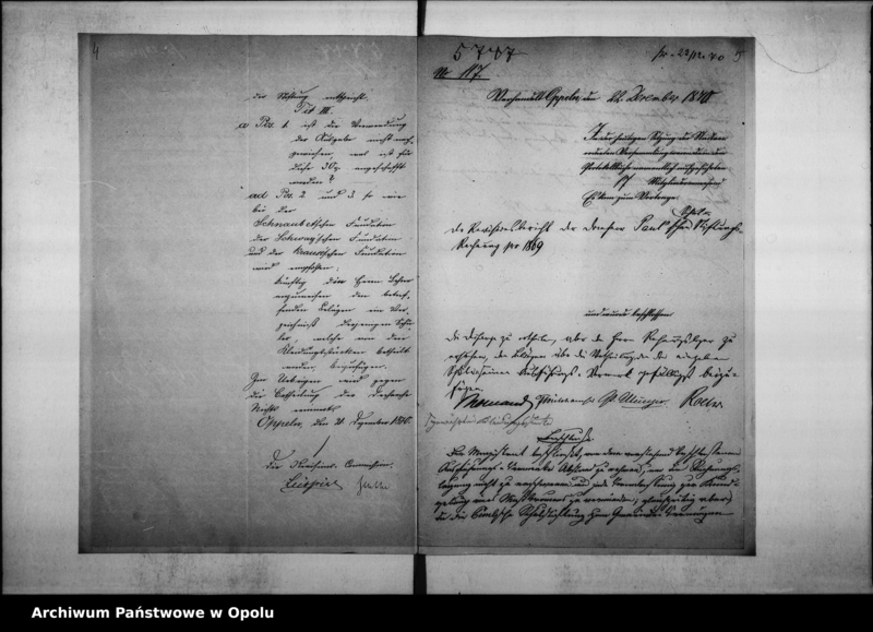 Obraz 8 z jednostki "Acta des Magistrats zu Oppeln betreffend die Revision und Dechargirung der Domherr Franz Paulschen Schulstiftungs-Rechnung pro 1869"