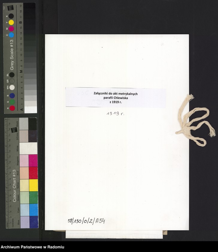 image.from.unit.number "[Załączniki do akt metrykalnych parafii Chlewiska z 1919 roku]"