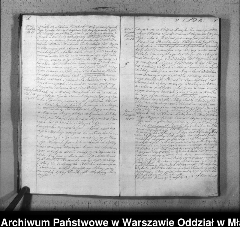 Obraz 8 z jednostki "Akta urodzin, małżeństw i zgonów"