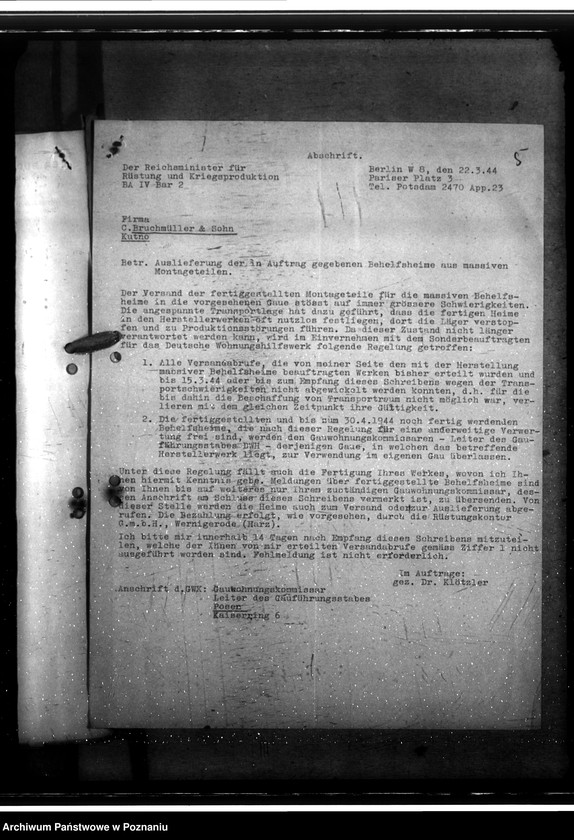 Obraz 9 z jednostki "DWH - Bau von Behelfsheimen aus Massiven Montagteilen"