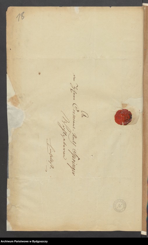 image.from.unit.number "Acta Manualia des Regierungs Fiscalats in Bromberg in Sachen des Bernardiner Kloster in Bromberg weder die Friedens Richter Taeuenbnersche Erben wegen Turbation in Besitz einer Wiese"