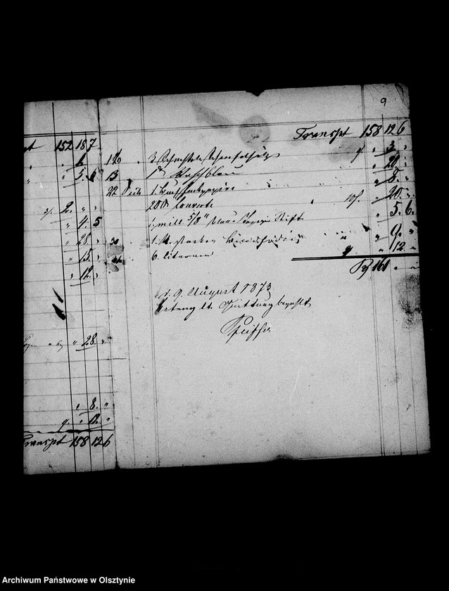 image.from.unit.number "Conto- Buch des Kaufmanns Rohrer in Angerburg für die Frau Gfin Lehndorff, Steinort"