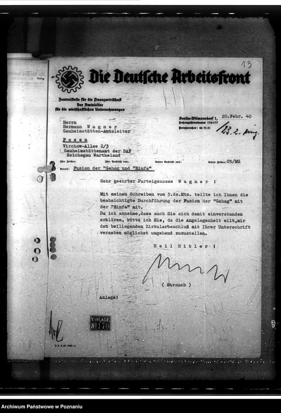 Obraz 19 z jednostki "Neue Heimat. Gemeinnützige Wohnungs- und Siedlungsgesellschaft der. D. A. F."