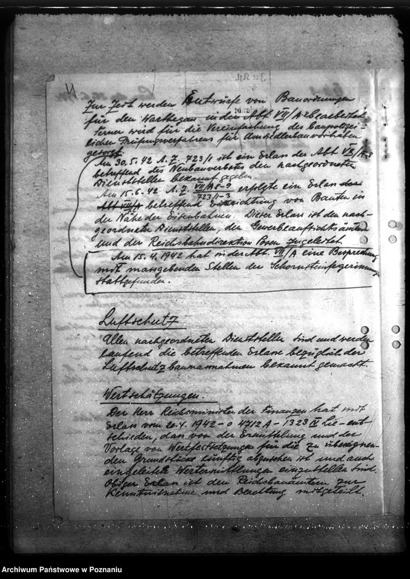 Obraz 8 z jednostki "Sprawozdania sytuacyjne wydziału budowlanego"