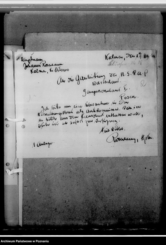 Obraz 6 z jednostki "Rosenbaum, Karl - komisarz obwodowy"