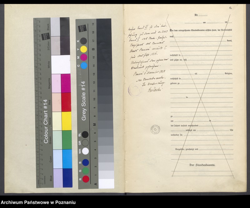 Obraz 3 z jednostki "Księga miejscowa zgonów tom VI [Rejestr główny zgonów]"