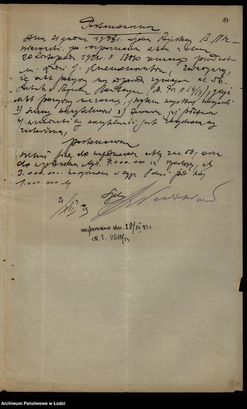 Obraz 19 z jednostki "„Dom Handlowy Leonard Keilson i Kalman Kabaker” – import i handel przędzą, towarami manufakturowymi i artykułami technicznymi"