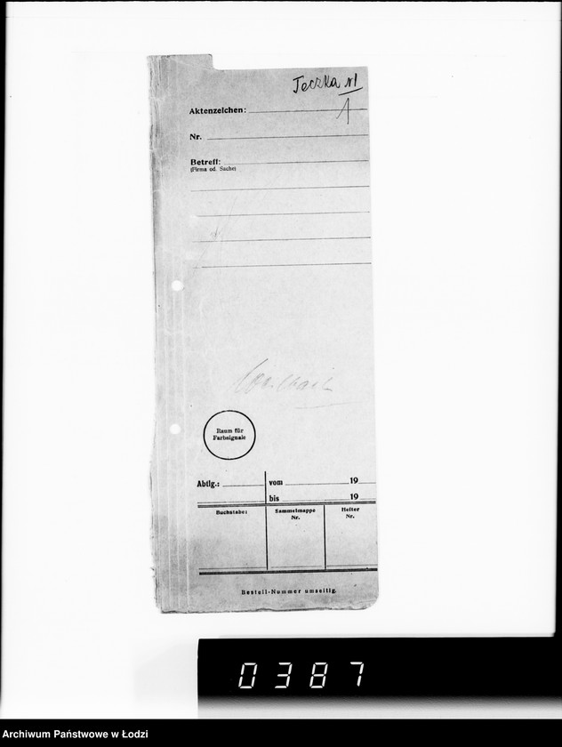 Obraz 5 z jednostki "F-ma St.Weilbach Litzmannstadt IV Warenverwertung an Lager 99"