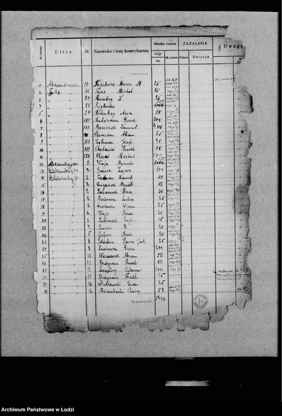 Obraz 4 z jednostki "Rejestr poborczy"