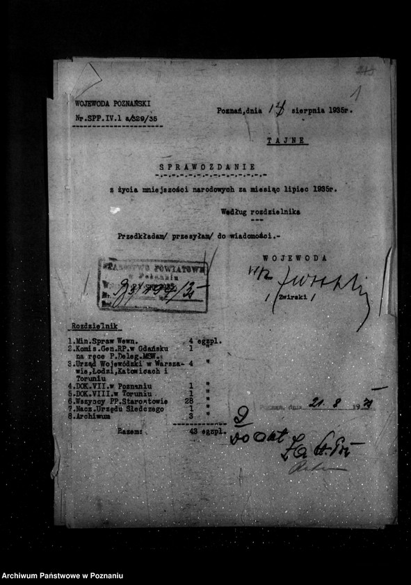 Obraz 5 z jednostki "Sprawozdania z życia mniejszości narodowych za okres od lipca do grudnia 1935 r."