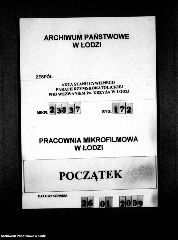 Obraz 2 z jednostki "Akta zbiorowe do akt urodzeń i małżeństw"