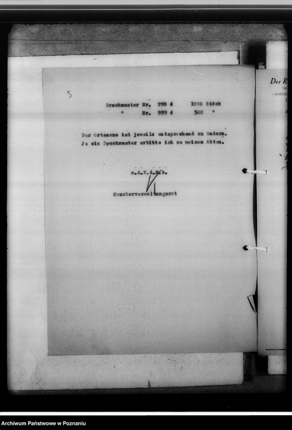 Obraz 9 z jednostki "[Korespondencja w sprawach organizacyjnych, sprawozdanie z działalności Kreissippenamt w Jarocine]"