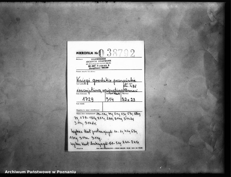 Obraz 2 z jednostki "Inscriptiones, resignationes [protocollon]"