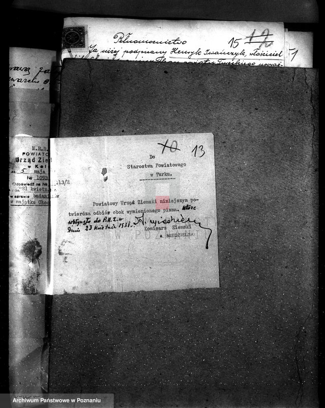 Obraz 18 z jednostki "Sprawa zmiany rodzaju użytkowania gruntów leśnych w majątku Chocim powiat turecki"