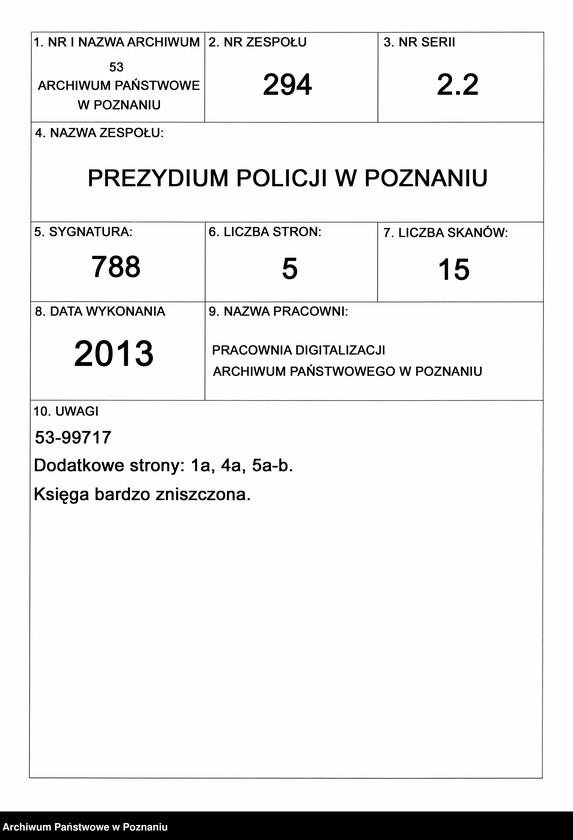 Obraz 1 z jednostki "A. betr. Alexander de Jean aus Kalisch"