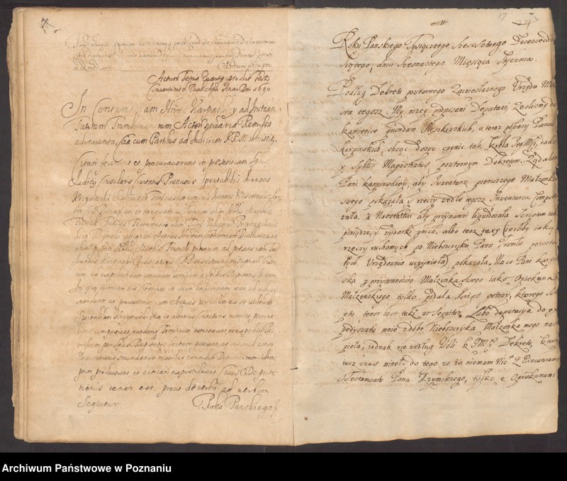 Obraz 19 z jednostki "Acta officii consularis civitatis Posnaniae."