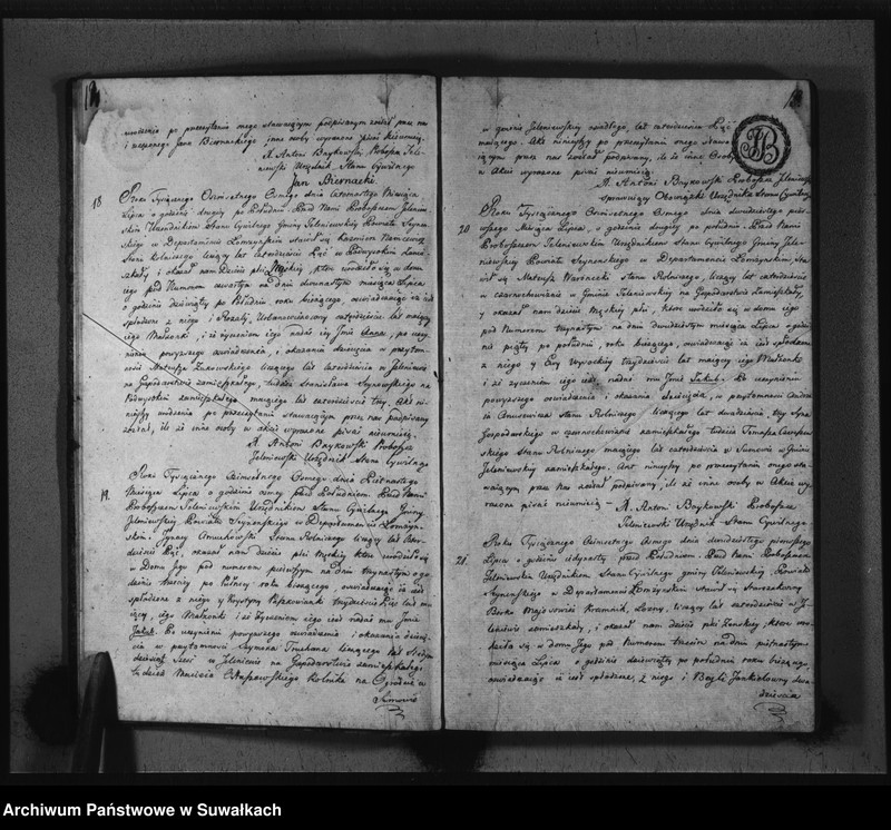 image.from.unit.number "Akta Urodzenia Gminy Jeleniewskiey Roku 1808"