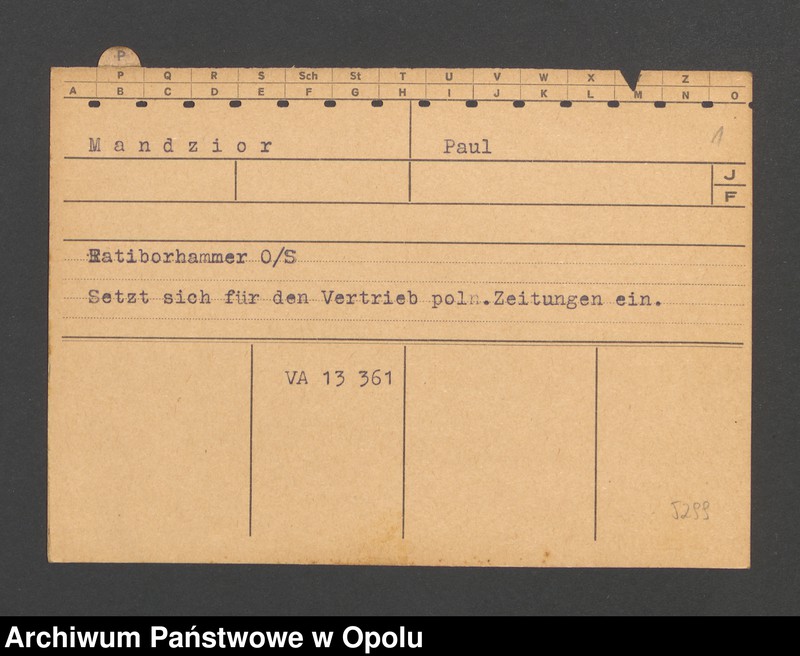 Obraz 3 z jednostki "[Mandzior Paul, Ratiborhammer]"