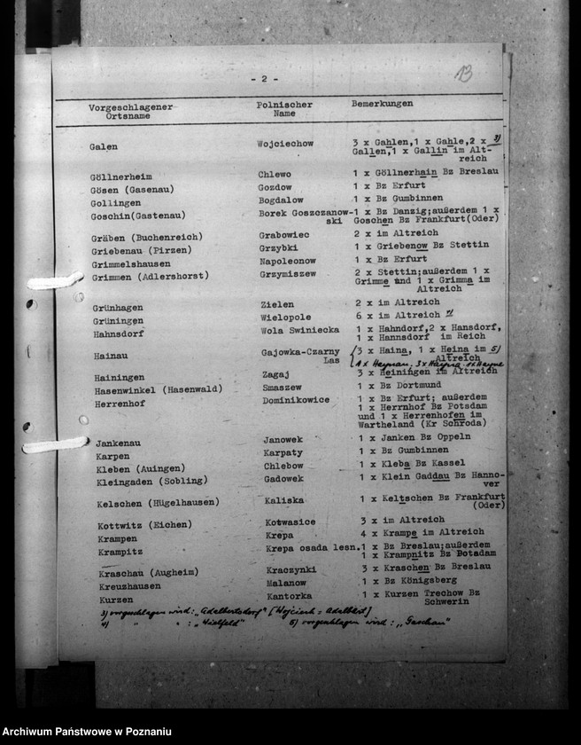 Obraz 17 z jednostki "Ortsnamenänderung Kreis Turek"