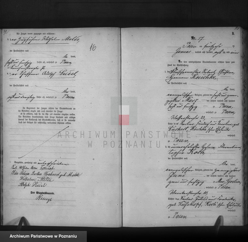 Obraz 18 z jednostki "Księga małżeństw t. I"