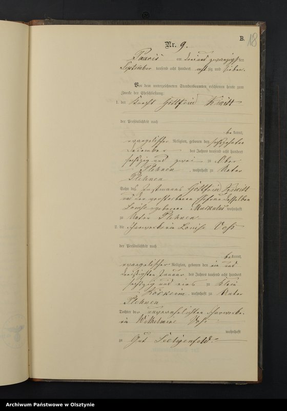 image.from.unit.number "Heiraths-Neben-Register Nr 1 - 11"