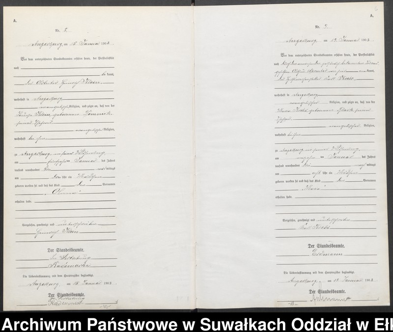 image.from.unit.number "Geburts-Neben-Register des Preussischen Standes-Amtes Angerburg Kreis Angerburg"