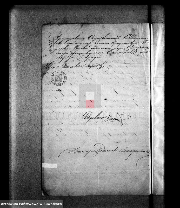 image.from.unit.number "Dokumenty prinadležaščie aktam bračnym zaklučennym v 1890 godu Suval