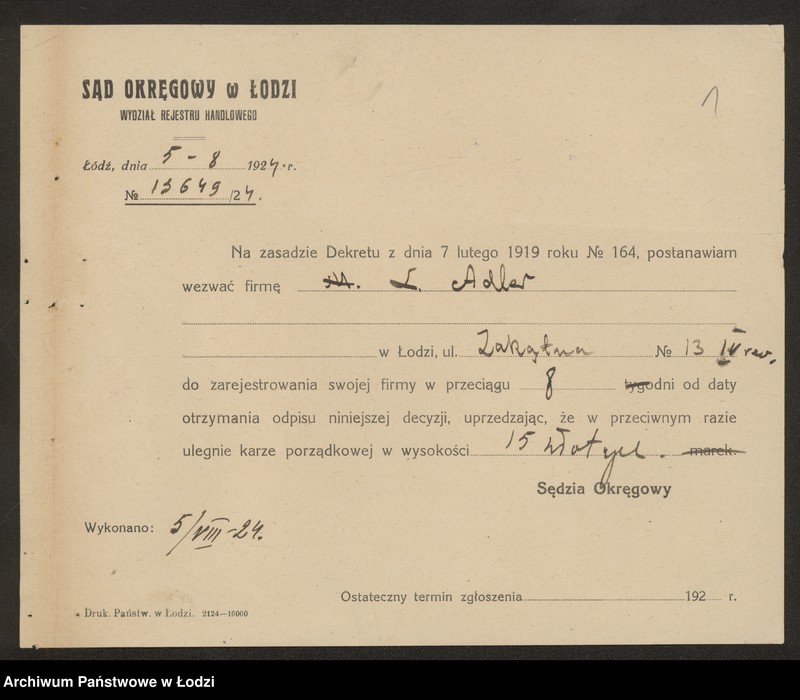 Obraz 3 z jednostki "Luzer Adler- skład materiałów opałowych"