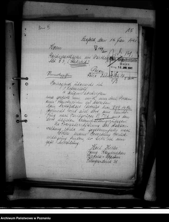 Obraz 19 z jednostki "Bewerbungen um Anstellung"