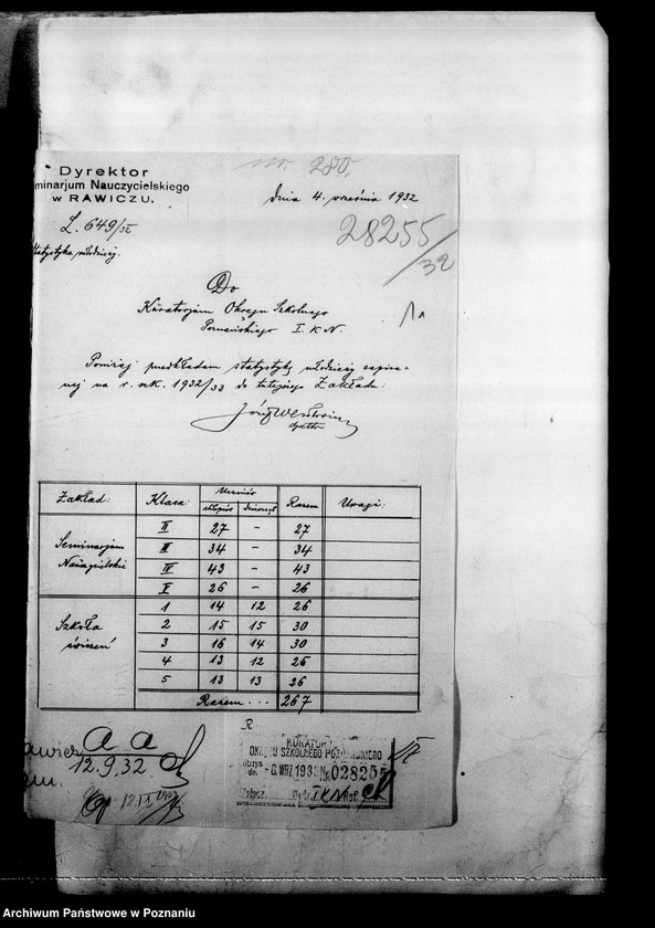 Obraz 4 z jednostki "Państwowe Seminarium Nauczycielskie miasto Rawicz"