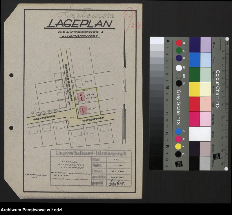 Obraz 1 z jednostki "Lageplan Holunderweg 3 Litzmannstadt"