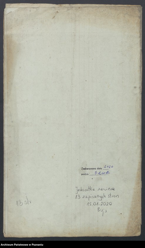 Obraz 11 z jednostki "Duplikat der Getrauten, Gebohren und Verstorben"