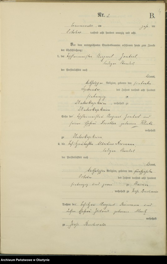 image.from.unit.number "Heiraths-Haupt-Register Nr 1 - 12"