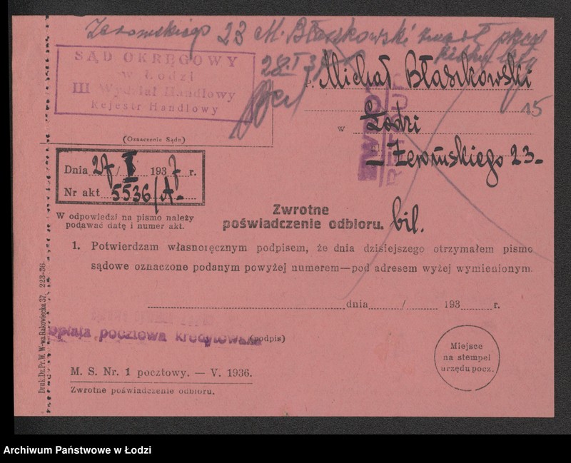 Obraz 17 z jednostki "Michał Błaszkowski- artykuły techniczne dla przemysłu"