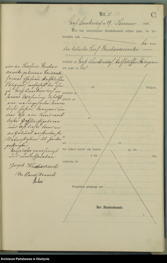 image.from.unit.number "Sterbe-Haupt-Register Nr 1 - 60 i 1 - 55"