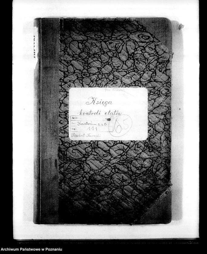 Obraz 4 z jednostki "Inspektorat Szkolny- Turek [księga kontroli etatów]"