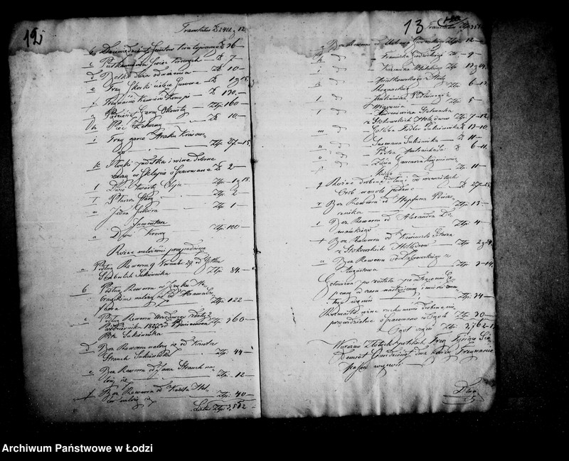 Obraz 13 z jednostki "Akta tyczące się egzekwowania należytości pocztowych"