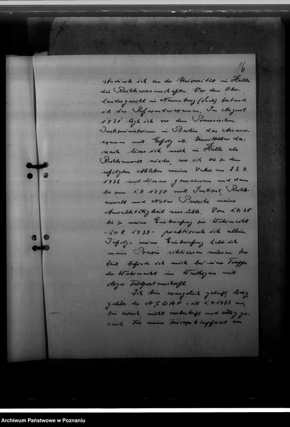 Obraz 20 z jednostki "Bewerbungen um Anstellung im Beamtendienst"