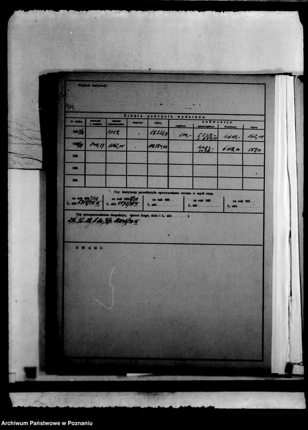 Obraz 18 z jednostki "/Kartoteka instytucji opiekuńczych/"