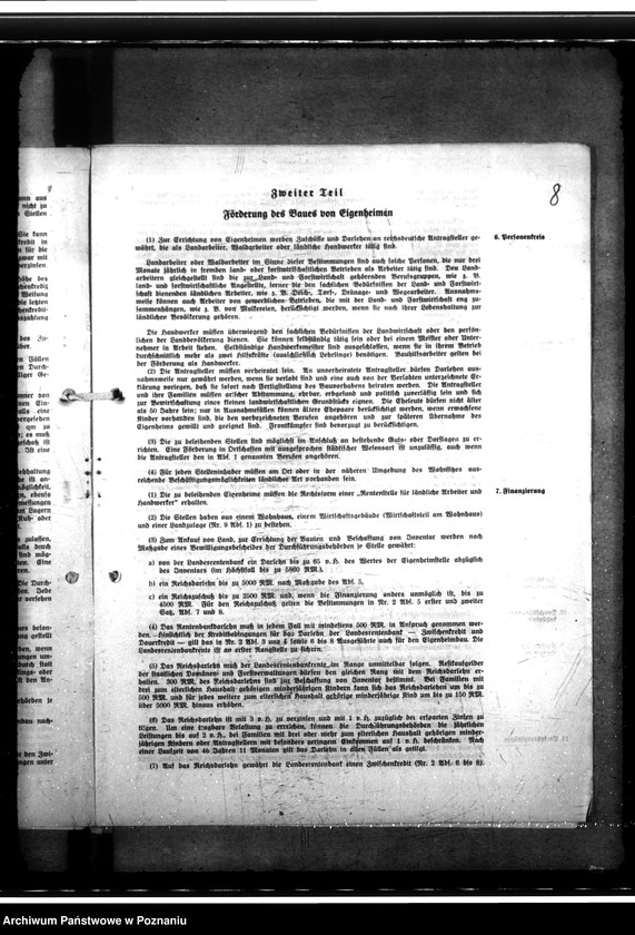 Obraz 13 z jednostki "Förderung des Landarbeiterwohnungsbaues"