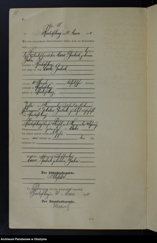 image.from.unit.number "Sterbe-Neben-Register Nr 1 - 100"