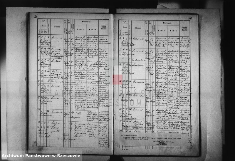 image.from.unit.number "Księga zapowiedzi , małżeństw , urodzeń i zgonów - Połomia, Baryczka, Glinik Charzewski, Glinik Zaborowski, Piekarówka i Wyżne za 1890 rok"