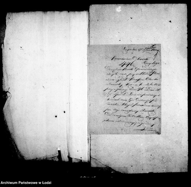 Obraz 6 z jednostki "Akta tyczące się urządzenia bielnika 1824"